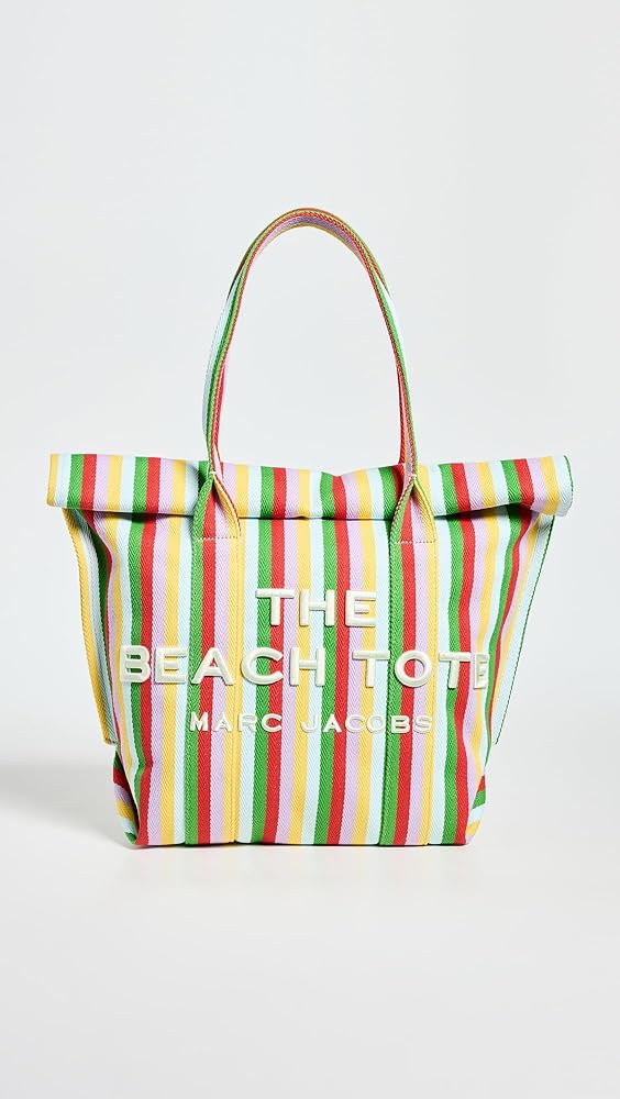 ★極美品★MARC JACOBS ジャガード ビーチ トートバッグ Marc Jacobs The Striped Jacquard Beach Tote Handbag – ShopCGX